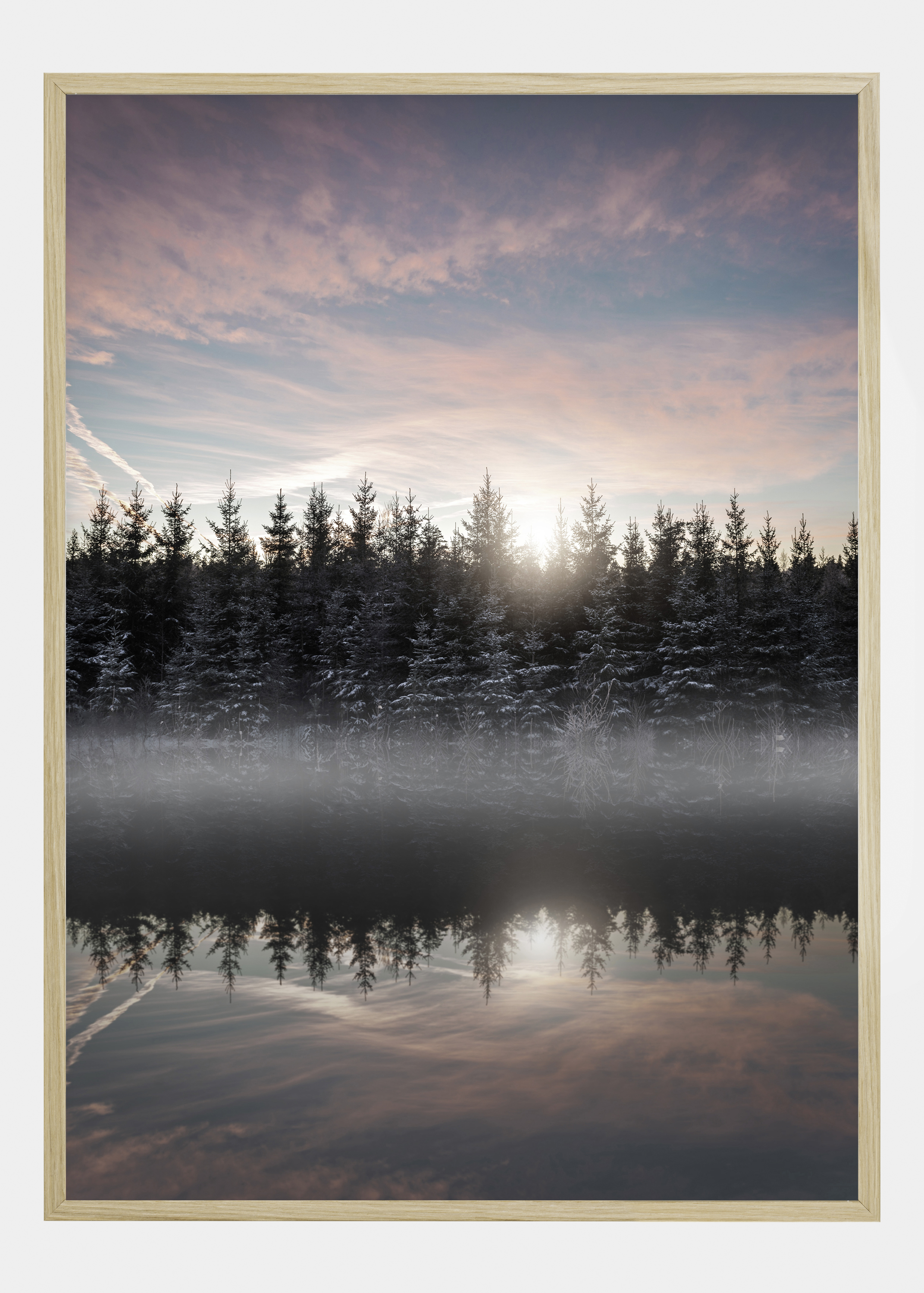 Small Lake In The Forest Poster (70x100 cm)