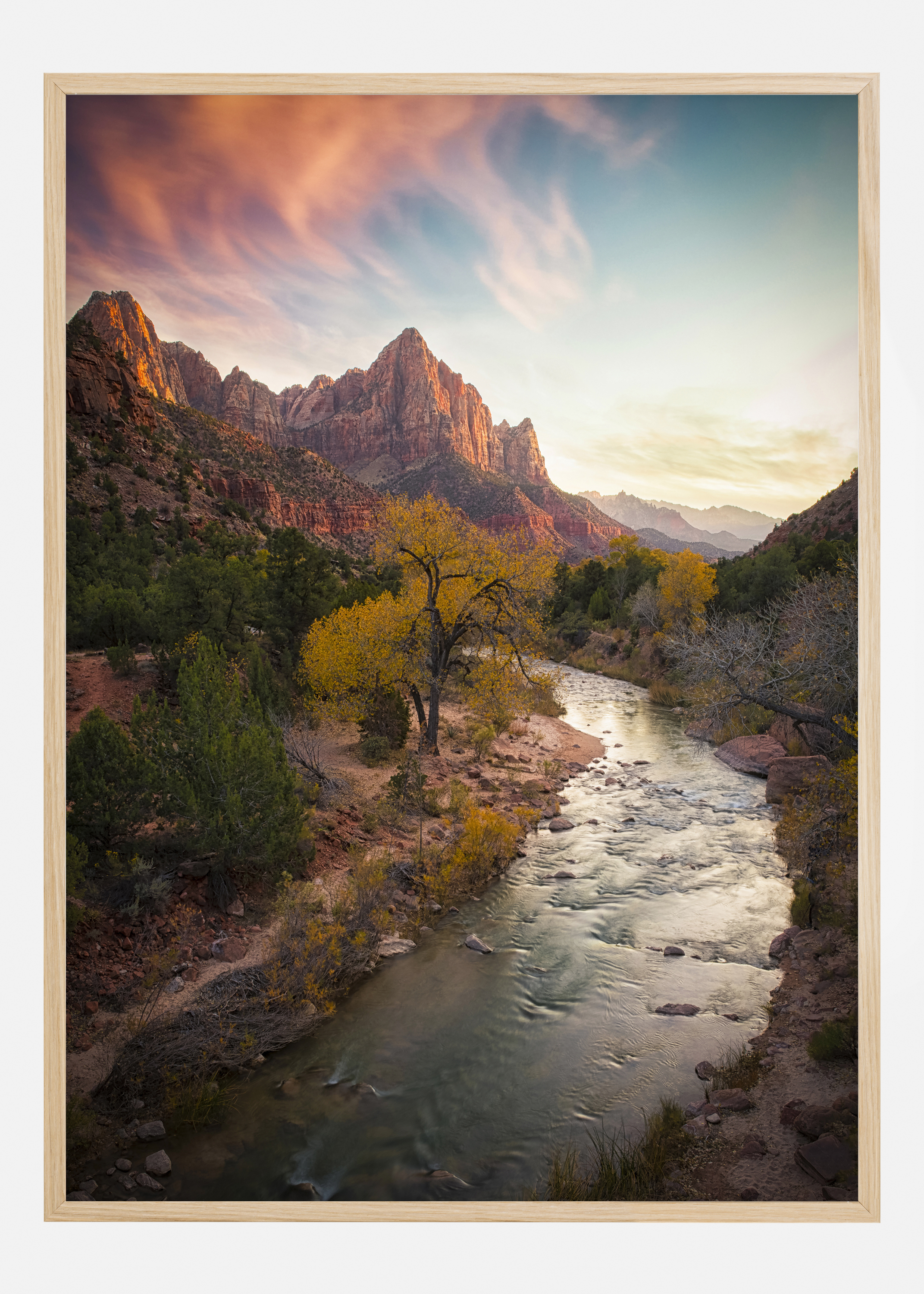 Zion National Park Poster (21x29.7 cm (A4))