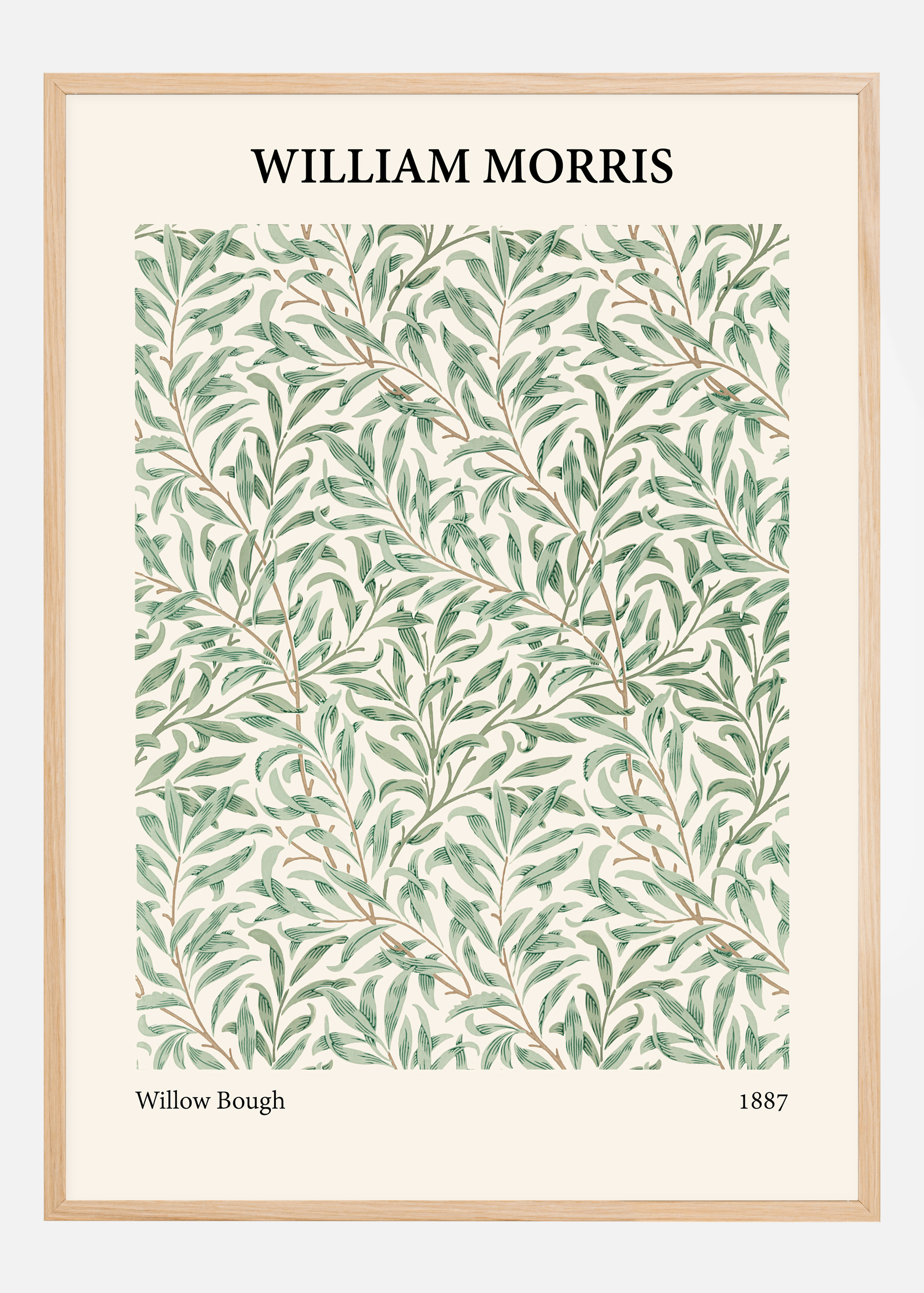 William Morris - Willow Bough Poster (21x29.7 cm (A4))