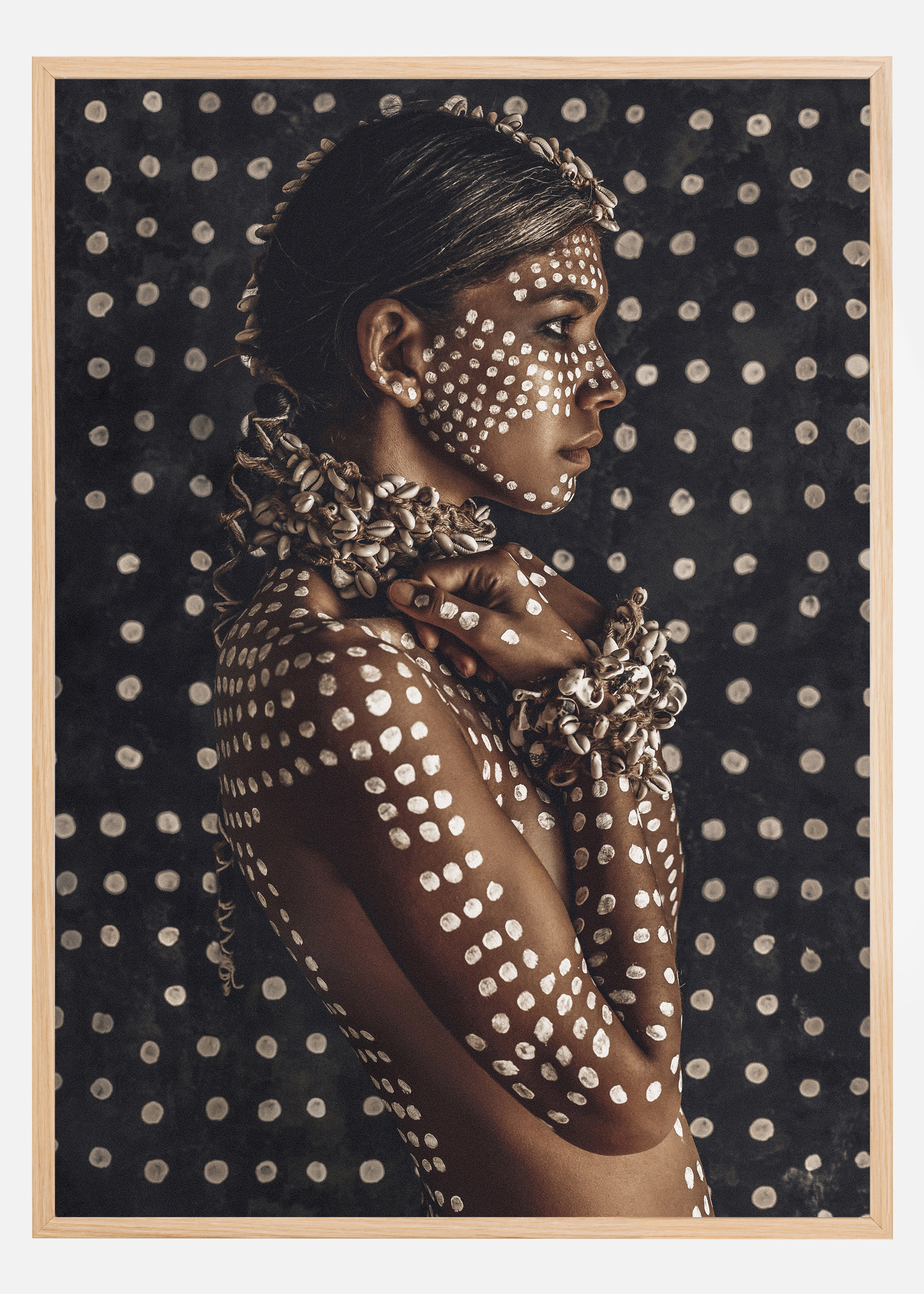 Aboriginal body art II Poster (40x50 cm)