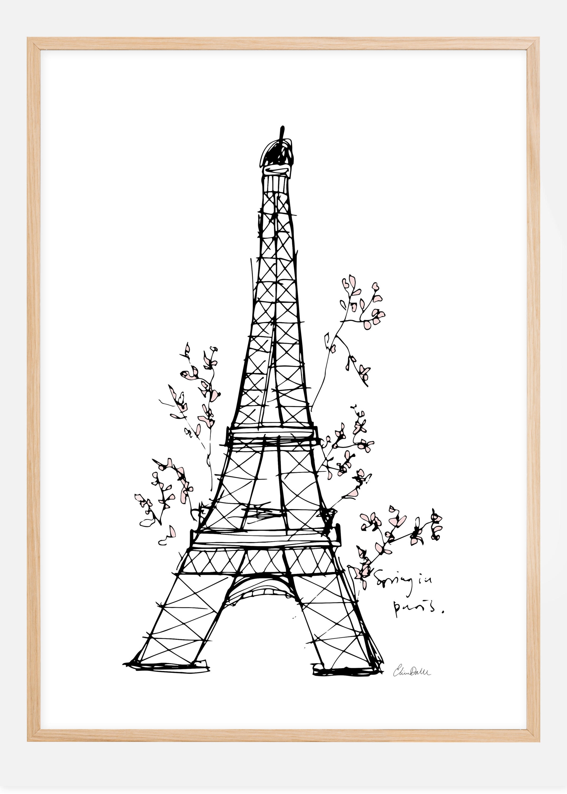 Spring in Paris Poster (30x40 cm)