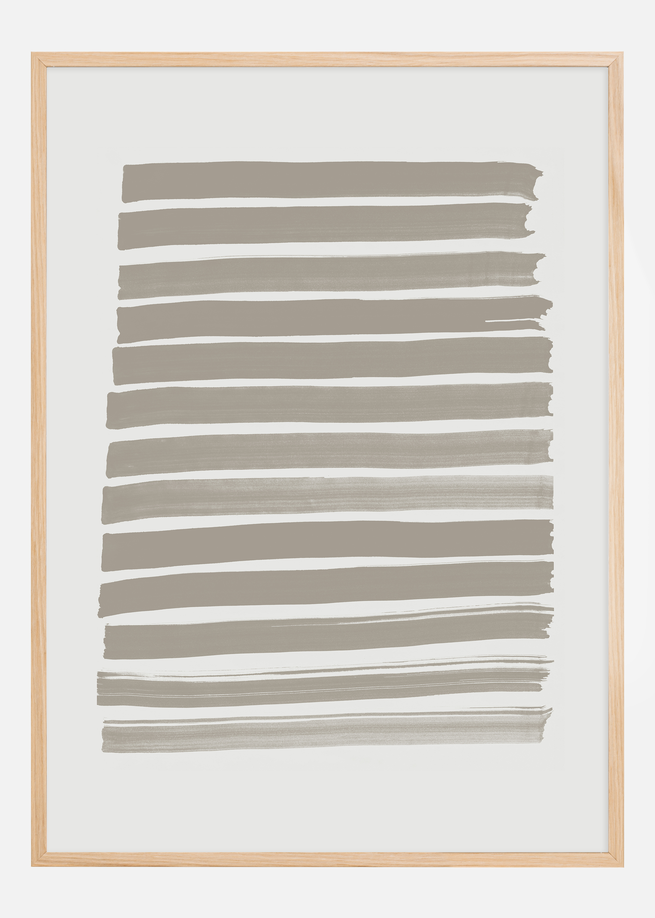 Green Strokes Poster (30x40 cm)