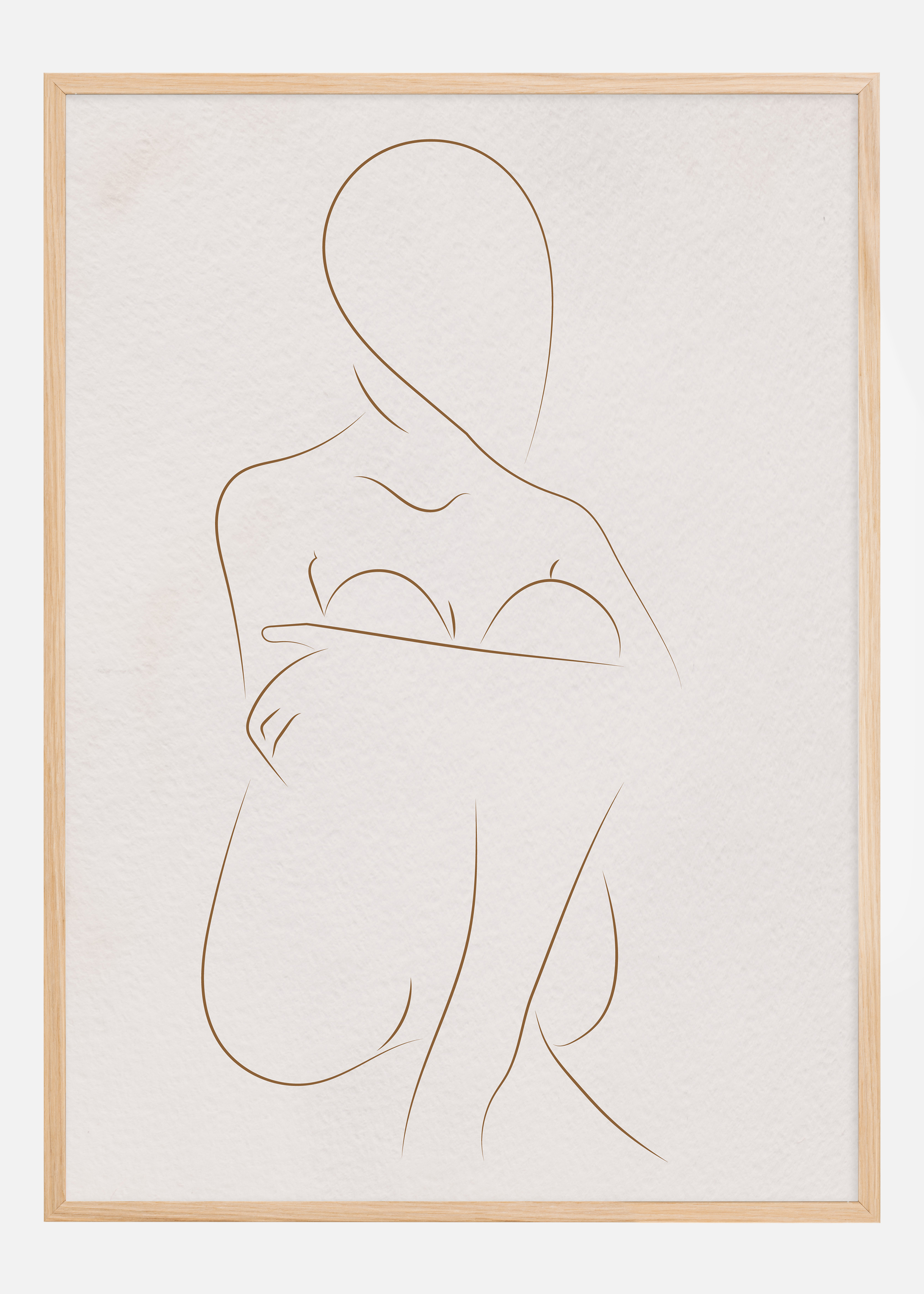 Thin Lines Woman ll Poster (50x70 cm)