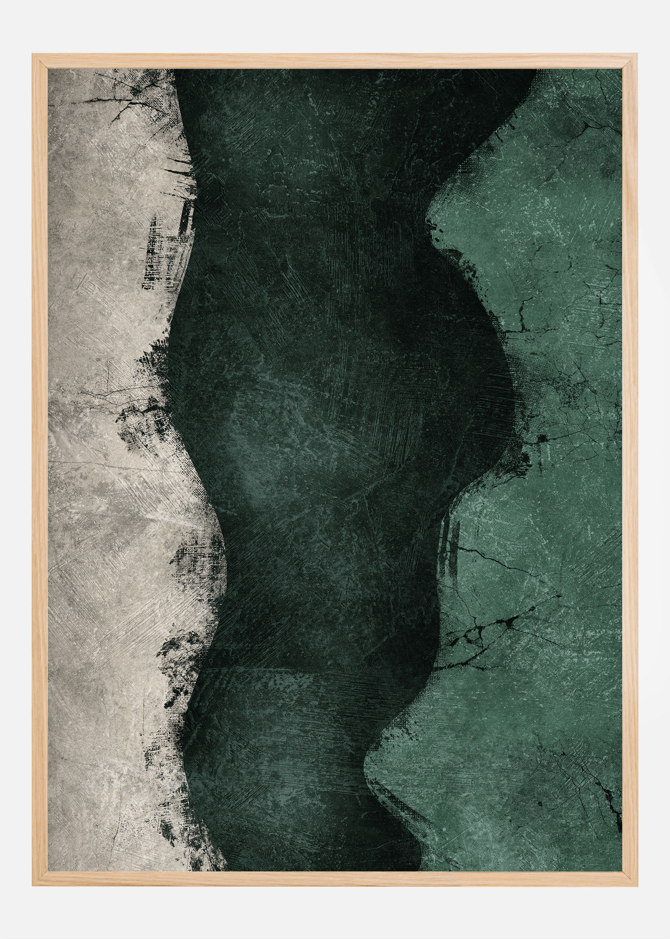 Midnight Emerald No4 Poster (21x29.7 cm (A4))