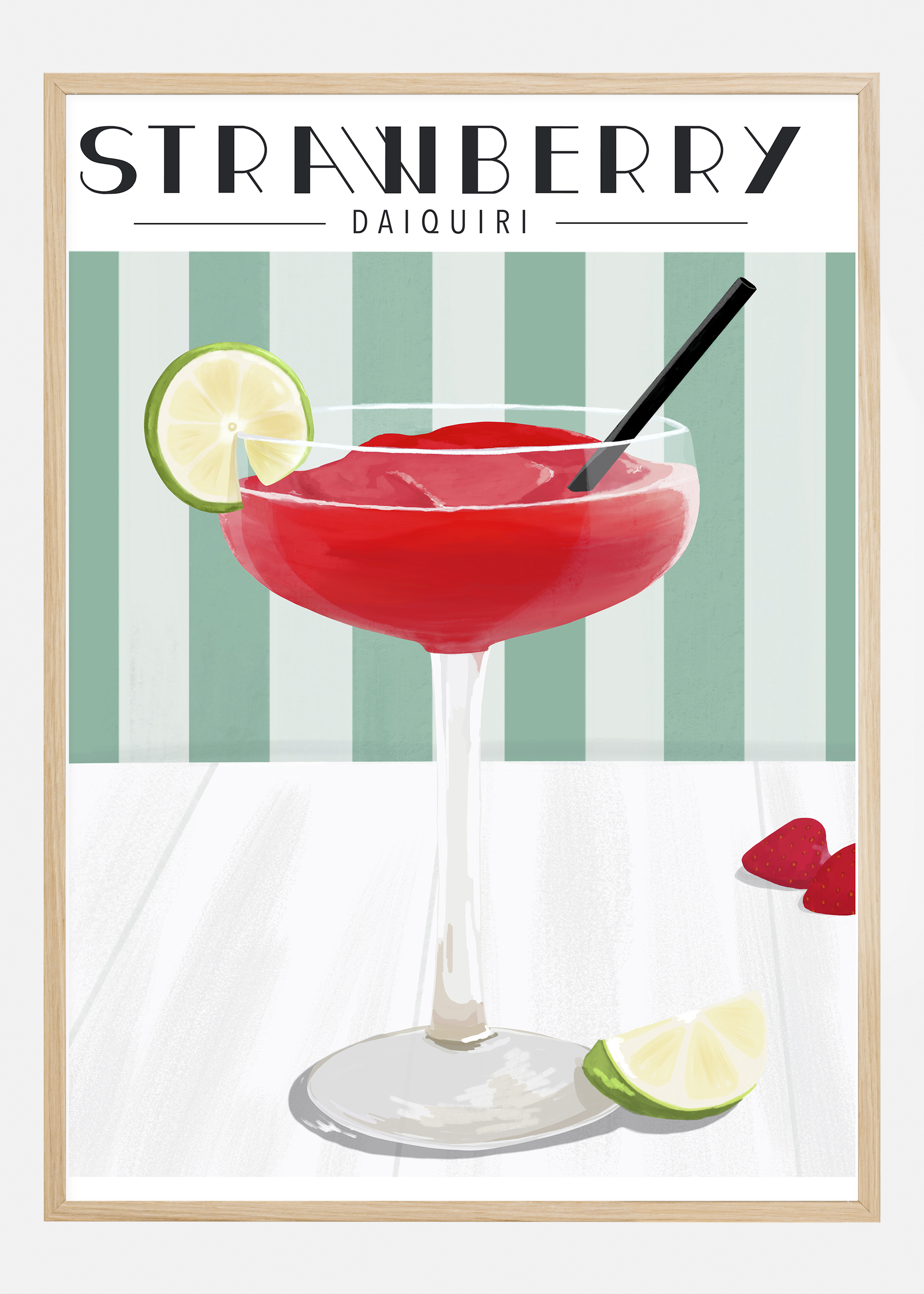 Strawberry Daiquiri Poster (50x70 cm)