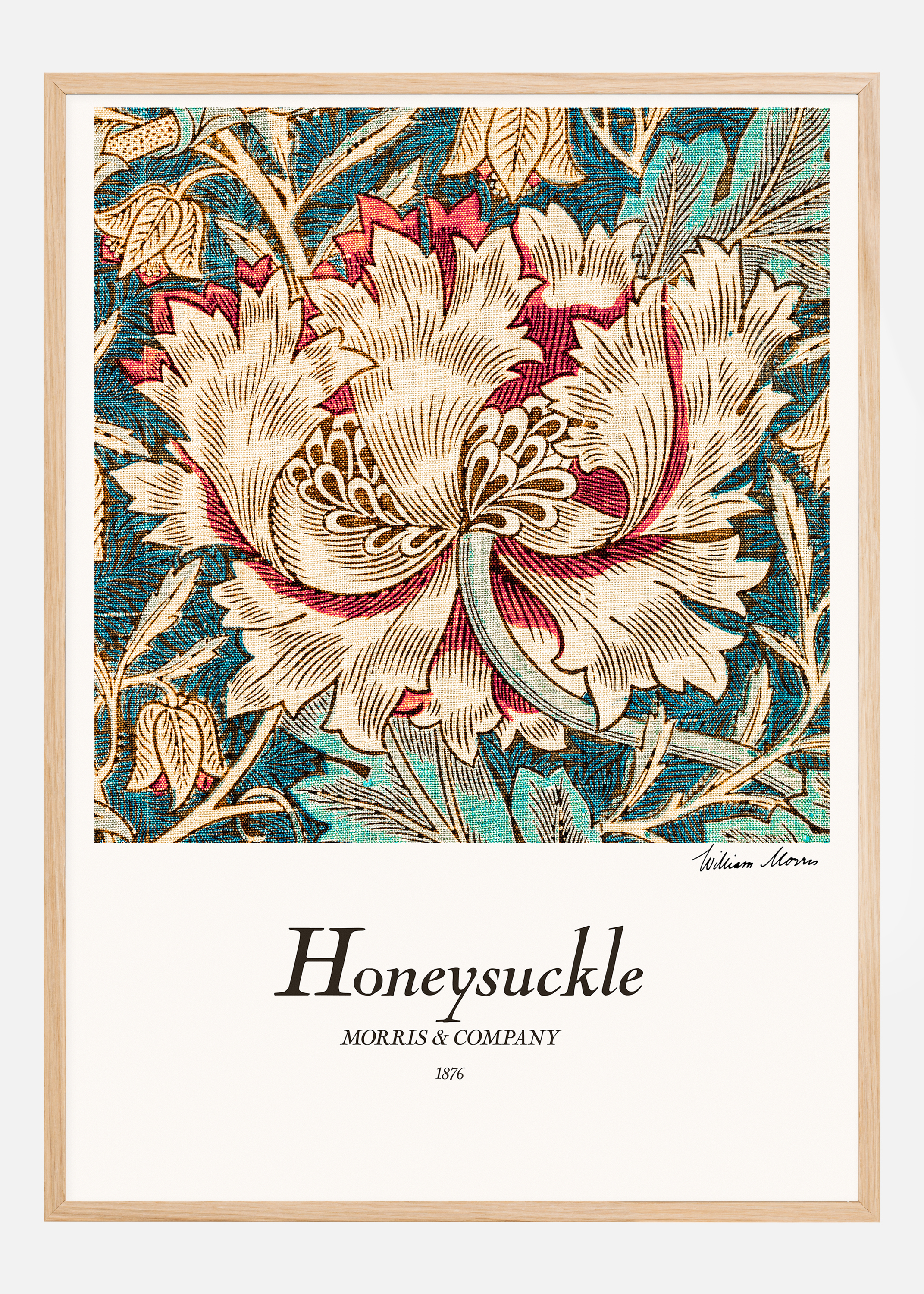 William Morris - Honeysuckle Poster (30x40 cm)