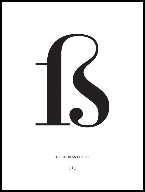 Product Image for Letter ß (21x29,7 cm (A4))