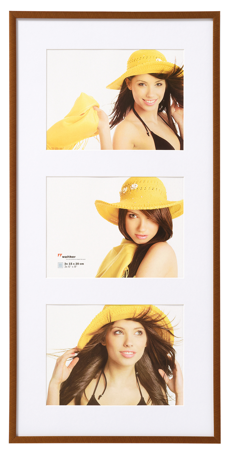 New Lifestyle Collage frame Bronze - 3 Pictures (10x15 cm)