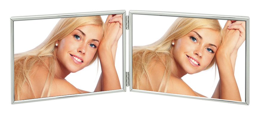 Product Image for Folding Frame Horizontal Silver 13x18 cm - 2 Pictures